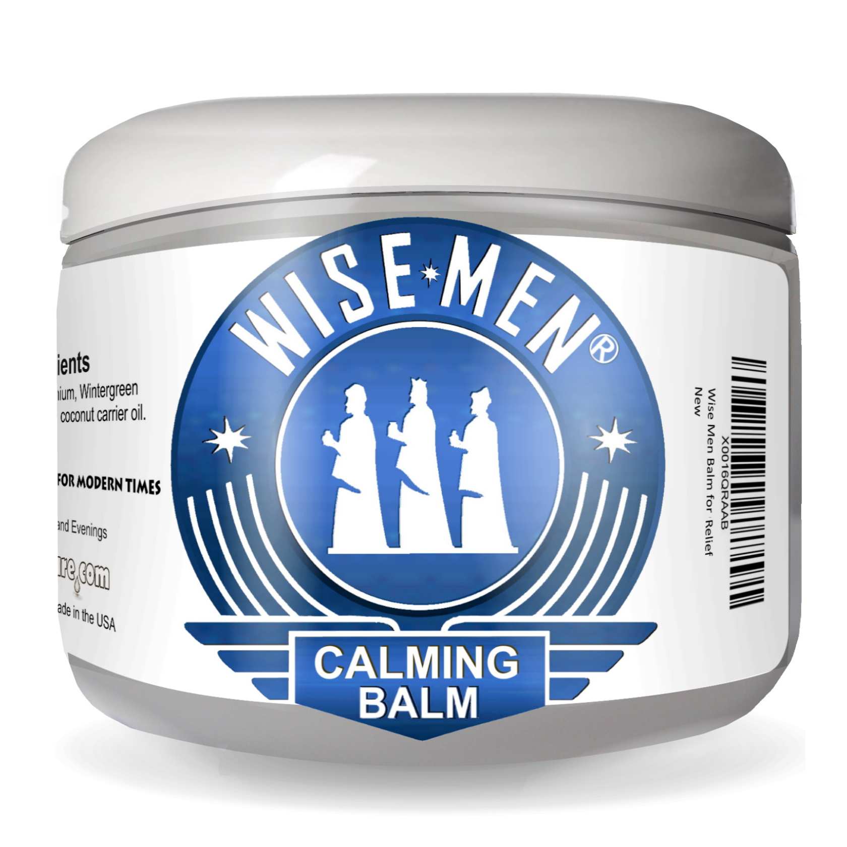 Wise Men Calming Balm - with Lavender, Chamomile and Frankincense Essential Oils