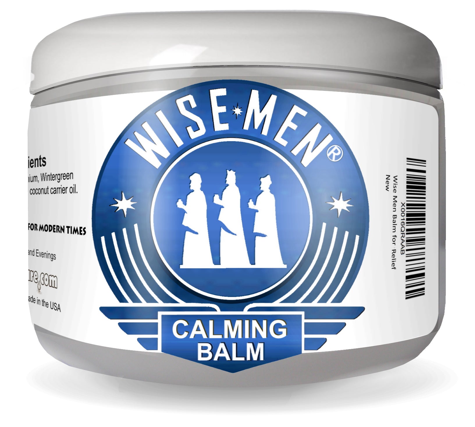 Wise Men Calming Balm - with Lavender, Chamomile and Frankincense Essential Oils